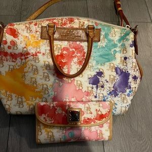 Dooney & Bourke handbag and wallet